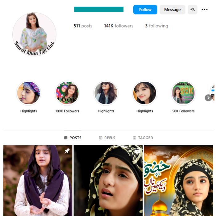 140K Islamic Songs Instagram Account for sale