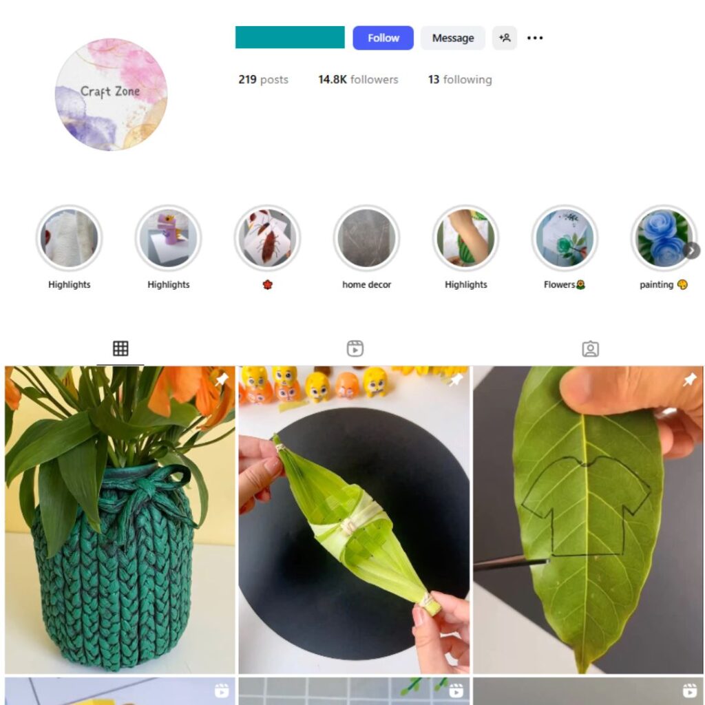 14K Handmade Art Instagram Account for Sale