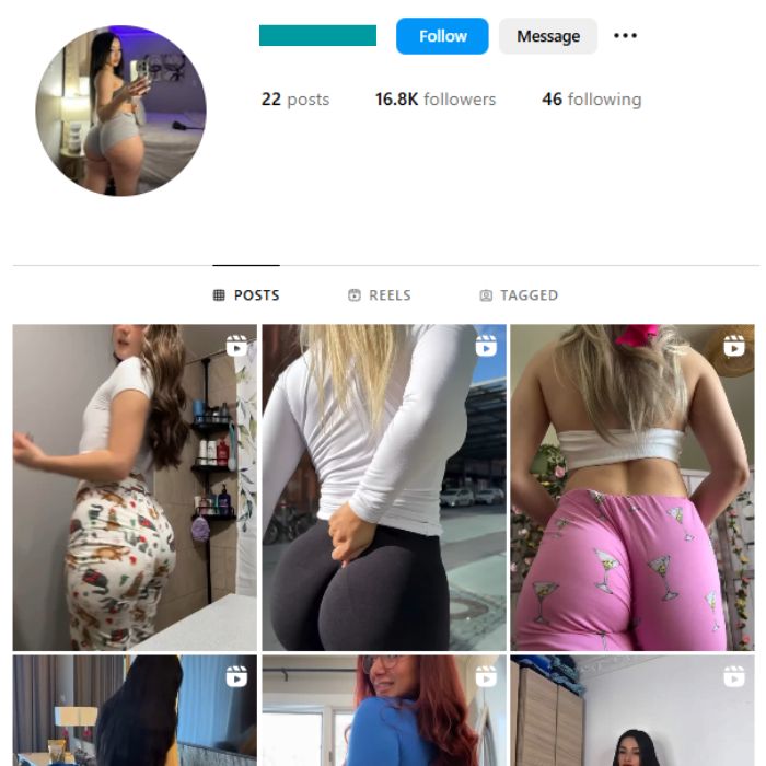 16K Girls Models Instagram Account for sale