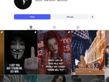 16K Motivation Mindset Instagram Account for Sale