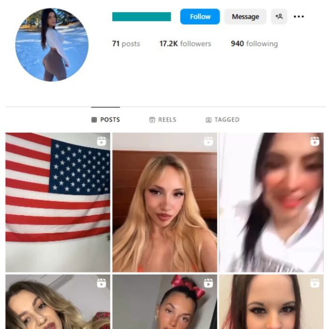 17K Babes Models Instagram Account for sale
