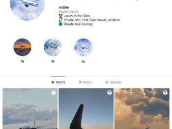 1K Airplanes Aviation Instagram Account for sale
