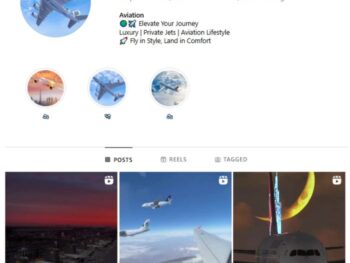 1K Aviation Aircraft Instagram Account for sale