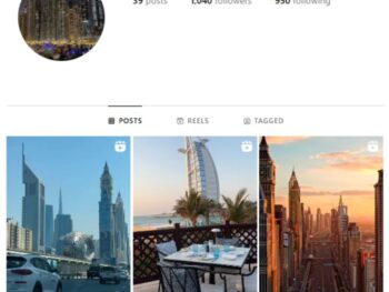 1K Dubai Explore Instagram Account for sale