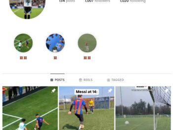 1K Football Ronaldo Instagram Account for sale