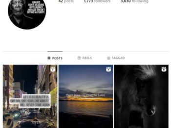 1K Success Motivation Instagram Account for sale