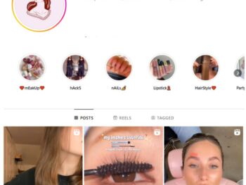 1K Women's Makeup Instagram Account for sale