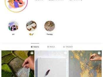 20K Canvas Paintings Instagram Account for sale