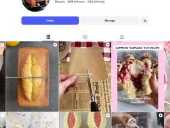 240K Cakes Desserts Instagram Account for Sale
