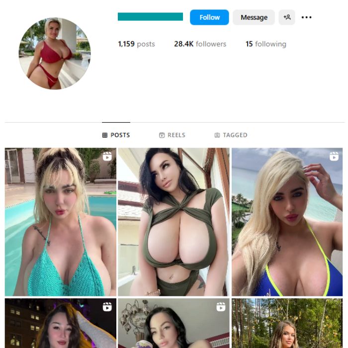 28K Girls Babes Instagram Account for sale
