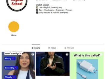 290K English Learning Instagram Account for sale