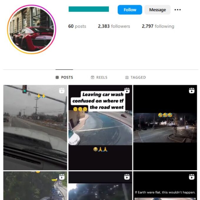 2K Automotive Accidents Instagram Account for sale
