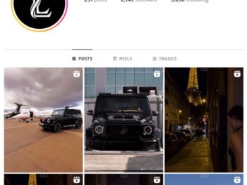 2K Luxury Cars Lifestyle Instagram Account for sale