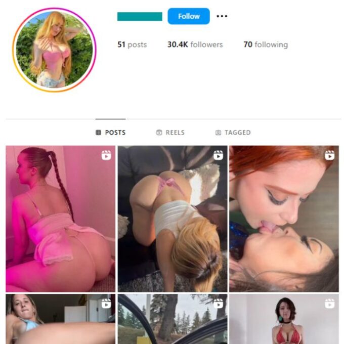 30K Babes Models Instagram Account for sale