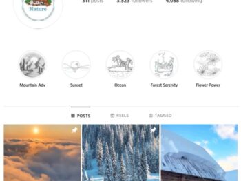 3K Nature Landscapes Instagram Account for sale