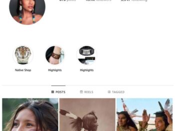 40K Native Americans Models Instagram Account for sale