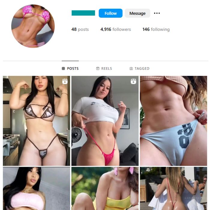 4K Girls Models Instagram Account for sale