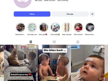 4K Parenting Baby Instagram Account for Sale
