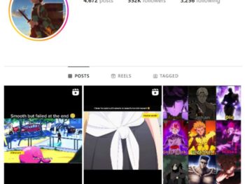 550k Anime Instagram Account for sale