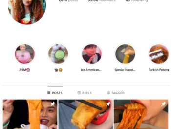 55K Food Mukbang Instagram Account for sale