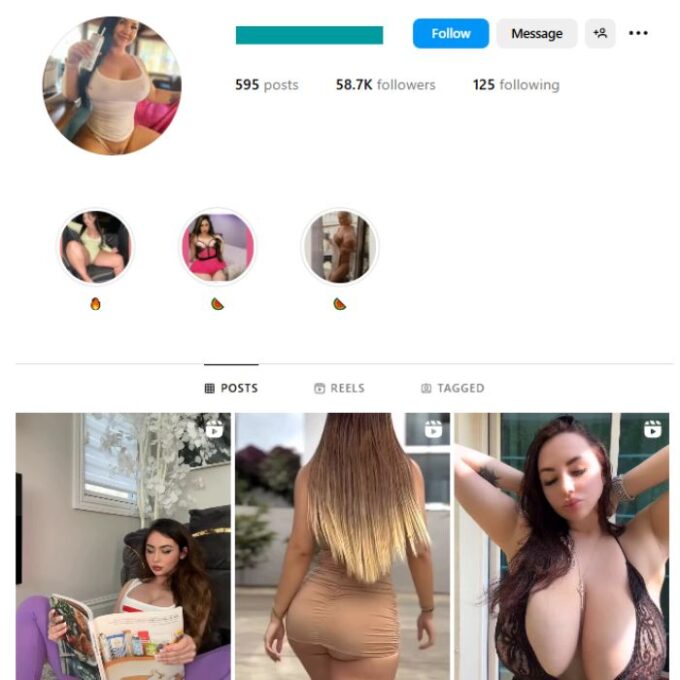 55K Girls Babes Instagram Account for sale