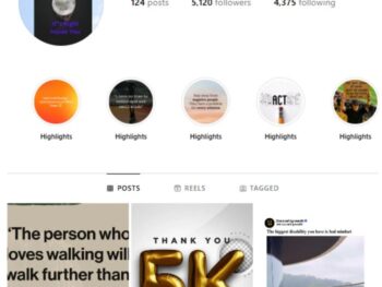 5K Motivation Quotes Instagram Account for sale