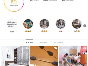 60K Home Decor Interior Instagram Account for sale