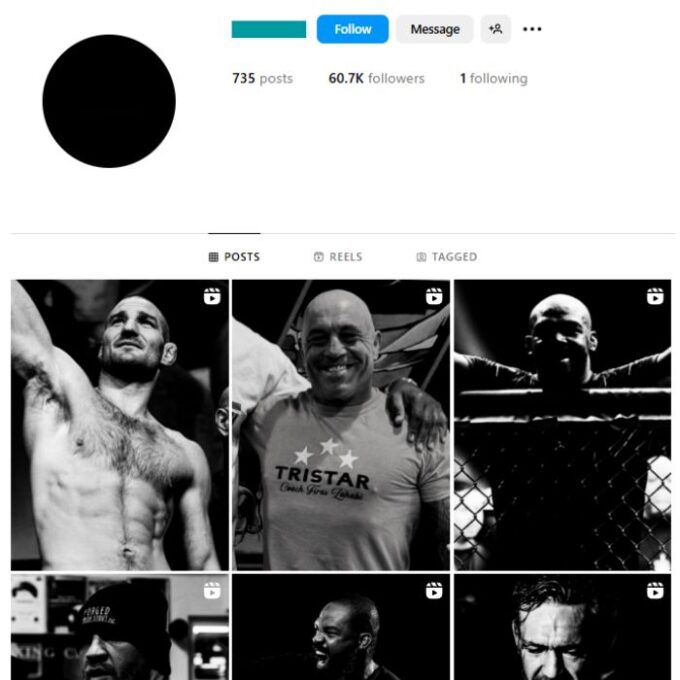 60K Motivation Mindset Instagram Account for sale