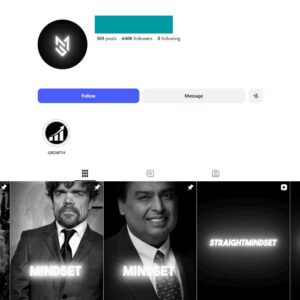 640K Success Motivation Instagram Account for Sale