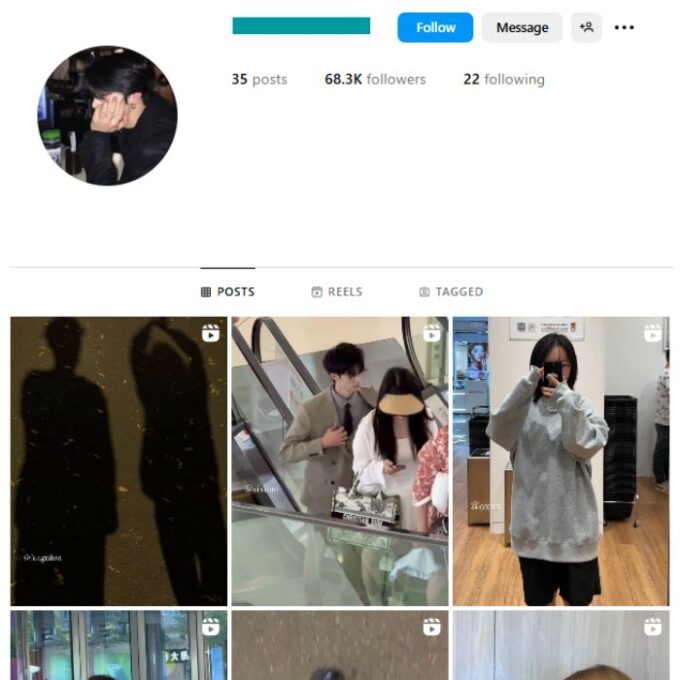 65K Korean Fashion Model Instagram Account for sale