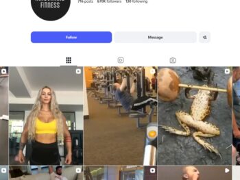 670K Fitness Funny Workout Instagram Account for Sale