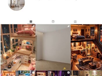 6K Interior Luxury Home Instagram Account for Sale