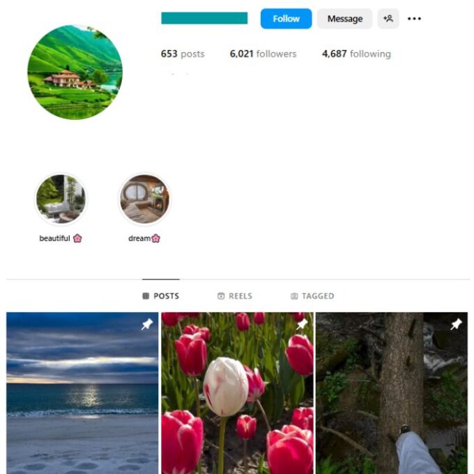 6K Travel Photography Instagram Account for sale