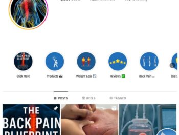 7.2M Back Pain Health Instagram Account for sale