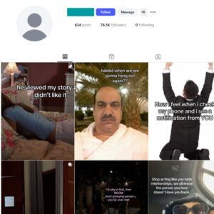 75K Relationships FYP Instagram Account for Sale