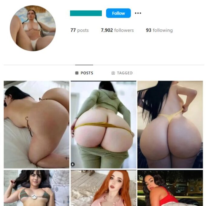 7K Adult Models Instagram Account for sale