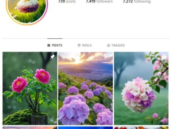 7K Flowers Photography Instagram Account for sale