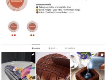 85K Sweets Desserts Instagram Account for sale