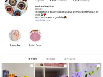8K Flower Art Instagram Account for sale