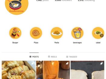 9K Food Nutrition Instagram Account for sale