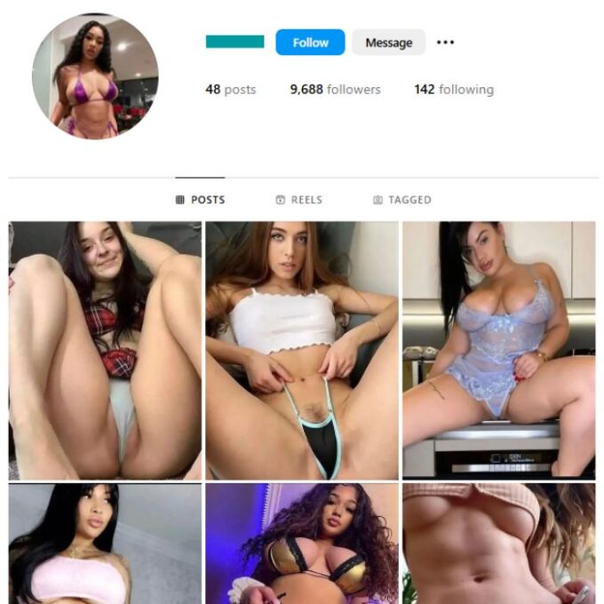 9K Girls Babes Instagram Account for sale