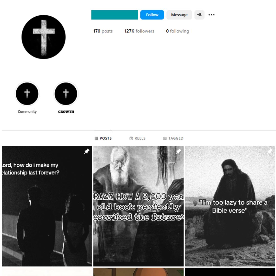 120K Jesus Christian Instagram Account for Sale