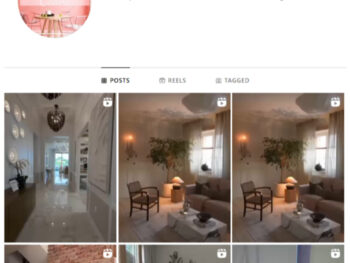 1K Aesthetic Home Interior Instagram Account for sale