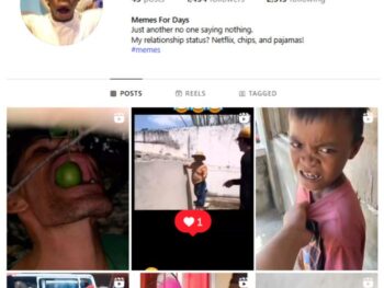 1K Funny Videos Memes Instagram Account for sale