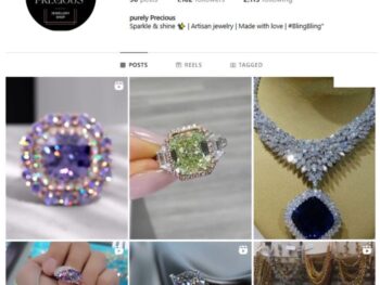 1K Jewelry Gemstones Instagram Account for sale