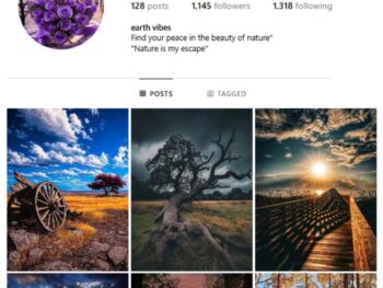 1K Nature Landscapes Instagram Account for sale