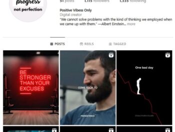 1K Positivity Quotes Instagram Account for sale