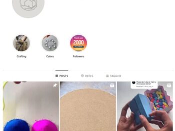 2K Art & Crafts Instagram Account for sale