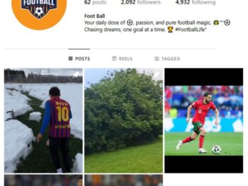 2K Football Soccer Instagram Account for sale