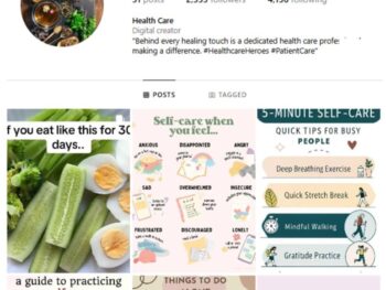 2K Healthy Lifestyle Instagram Account for sale